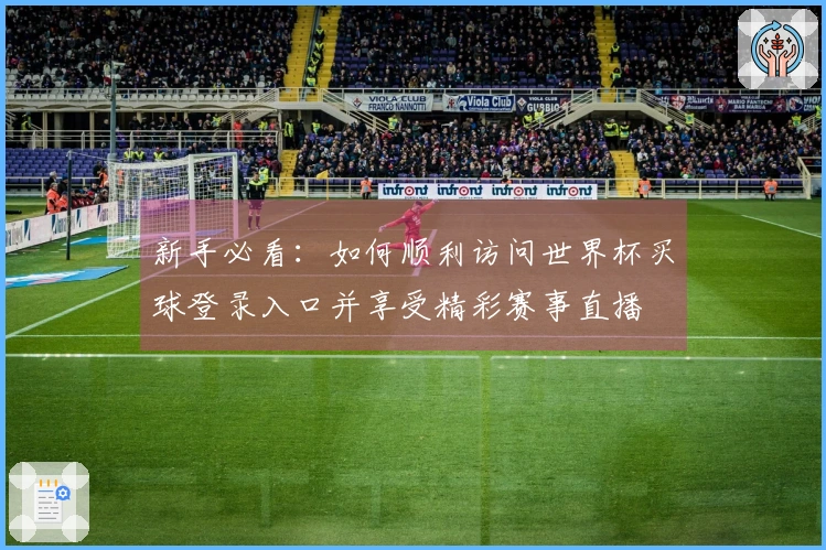 新手必看：如何顺利访问世界杯买球登录入口并享受精彩赛事直播